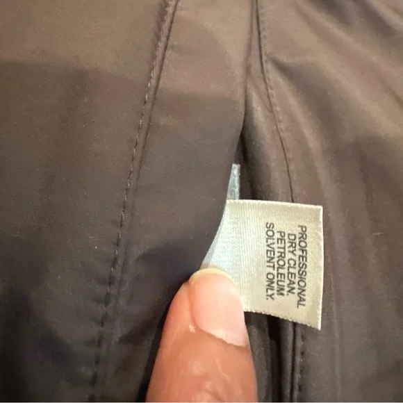 J. Jill Brown Wool Coat Tan Neutral Reversible Longline Jacket Light Size M - Picture 16 of 16